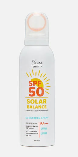 SOLAR BALANCE солнцезащитный спрей SPF50 PA 180мл