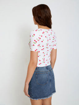 Блузка жен. Bette белый принт - Concept club фото 4