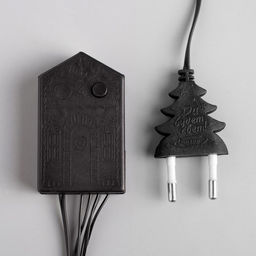 Гирлянда Нить 10 м, IP20, тёмная нить, 100 LED, 8 режимов, 220 В, свечение красное - Luazon lighting фото 4