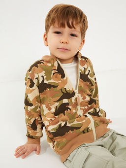 Kolej Yaka Uzun Kollu Erkek Bebek Bomber Ceket - Waikiki фото 2