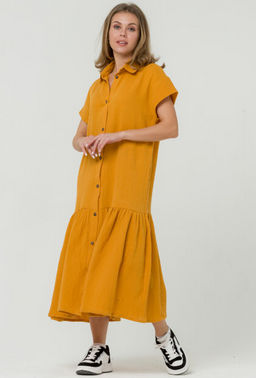 МУСЛИН, Платье на пуговицах