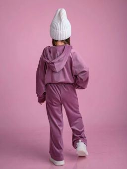 КД1249-М Костюм велюровый ЦВЕТ: СИРЕНЬ