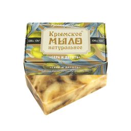 Крымское мыло натуральное СЕРА И ДЕГОТЬ - Мануфактура дом природы фото 2