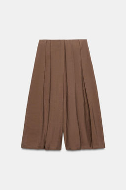 BERMUDA LARGA FLUIDA / Mocha - Zara фото 7