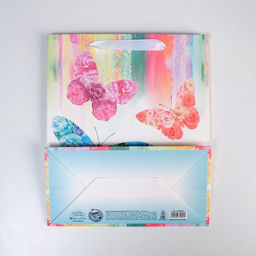 Пакет ламинированный вертикальный Бабочки, ML 23 27 11,5 см - Дарите счастье фото 4