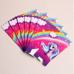 Цена за 6 шт. Снек-бокс С днём рождения. Единорожка - Страна карнавалия фото 2