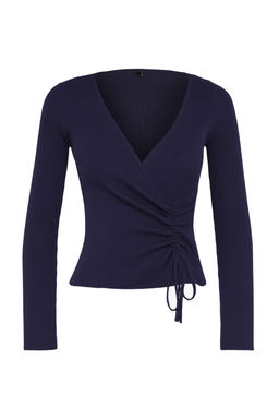 Ekru Kruvaze Buzgu Detayl? Triko Kazak TWOAW23KZ00828 - Trendyolmilla фото 16