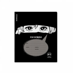 Цена за 10 шт. Тетрадь школьная ученическая ErichKrause Watching You, 24 листа, линейка, выборочный УФ-лак (в плёнке по 10 шт.)_MIX-PACK  фото 3