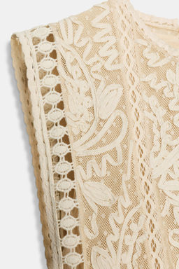 ZW COLLECTION COMBINED DRESS WITH DETACHABLE OVERLAY - Zara фото 22