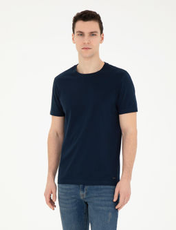 Lacivert Slim Fit Ti__rt