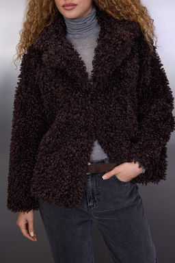Kahverengi Oversize Kal?p Kurk Mont TWOAW26MO00057