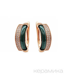 Серьги с керамикой