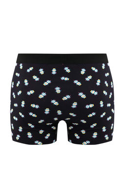 Cok Renkli 3lu Paket Desenli/Duz Pamuklu Boxer TMNAW25BX00009 - Trendyolmilla фото 16