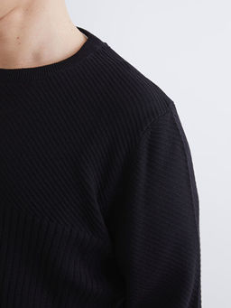 Bisiklet Yaka Erkek Triko Kazak