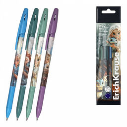 Цена за 50 шт. Ручка шариковая ErichKrause R-301 Stick Magic Pet 0.7, цвет чернил синий (в коробке по 50 шт.)