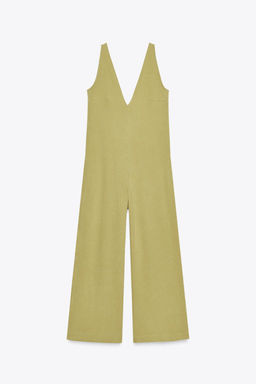 WASHED INTERLOCK JUMPSUIT - Zara фото 6