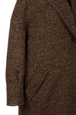 Пальто женское демисезонное в составе шерсть 60%