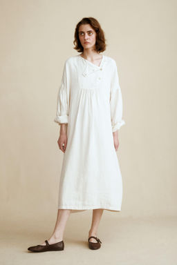 VESTIDO LINO 100% CREATED BY CARAMEL LONDON X ZARA / Crudo