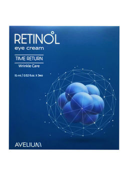 AVELIUM Крем для кожи вокруг глаз с ретинолом / Retinol Eye Cream Time Return Wrinkle Care, 15 мл x 3 шт.