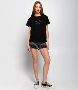 Футболка #КТ05102, чёрный