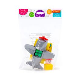 Конструктор Юный путешественник - Самолёт (10 элементов) (в пакете) - Полесье фото 5