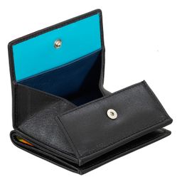 Итальянский кожаный кошелек DuDu серии Flavio | черный - Dudubags фото 4