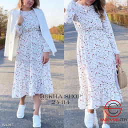 Женское платье с рисунком