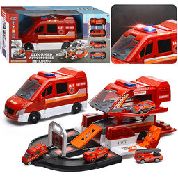 Машина-Трек "Пожарная" в коробке