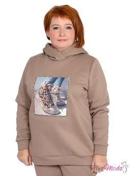 Толстовка Модель №1050 размеры 44-84 - Plusmoda фото 2