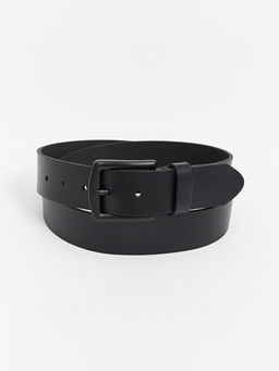 Deri G?r?n?ml? Erkek Kemer