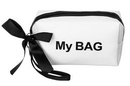 Косметичка - сумочка 18*8*10 см My BAG, с ручкой, белый - Elan gallery фото 4