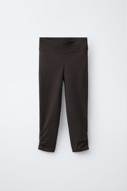 LEGGING CAPRI FRUNCE / Marr?n - Zara фото 2
