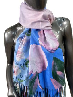 Мягкий палантин из кашемира, мультицвет - Greta фото 11