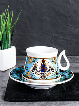 Чайный набор 12 предметов восточная форма / QN22 /уп 12/ - Галеонтрейд фото 4