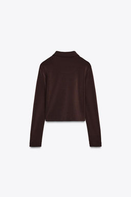 CREPE ZIP-UP JACKET - Zara фото 8