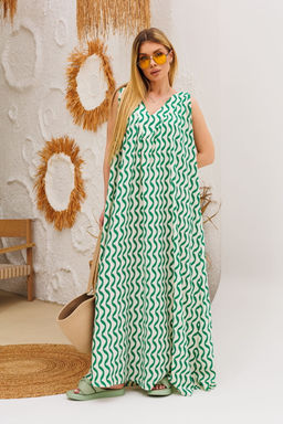 Платье AmberA 1117 зеленый  фото 4