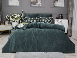 НОВИНКА!!! Комплект с одеялом Жанет (изумруд бежевый) ABC Egypt Cotton - Kazanov.a. фото 2