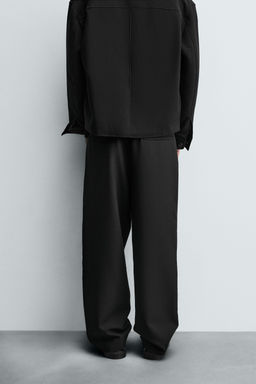 RELAXED FIT PLEATED TROUSERS - Zara фото 13