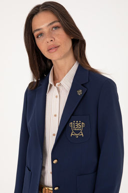 Kad_n Lacivert Ceket Sepette S_rpriz _ndirim - U.s. polo assn фото 2