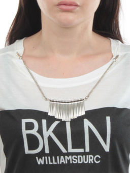 LJ-1015 WHITE Футболка женская (65% хлопок, 30% полиэстер, 5% эластан)
