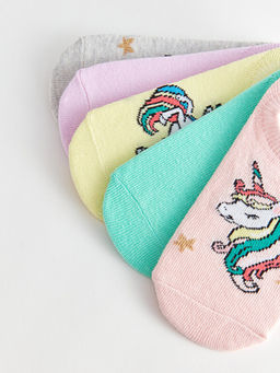 Desenli K?z ?ocuk Patik ?orap 5li - Waikiki фото 3