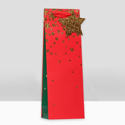 Пакет подарочный Блёстки, люкс 12 х 36 х 8,5см - Simaland фото 3