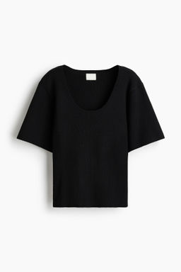 Camiseta en punto fino