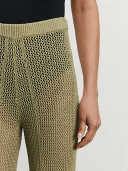 Прямые вязаные брюки / Zarina  фото 7