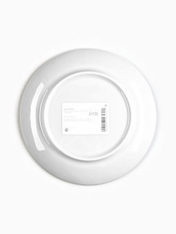 Тарелка плоская керамическая «Больше кофе, меньше молока», d=17.5 см