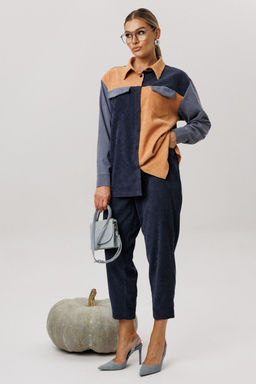 Рубашка ANELLI 1748 глубина ночи фото 2