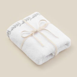 Полотенце махровое SL HOME: Floral «Блан де Блан» 30×60 см, хлопок 100%, белое