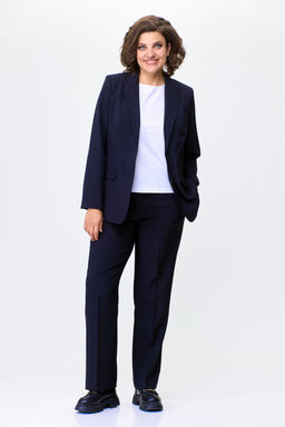 Костюм БелЭльСтиль 203/596 темно-синий однотон  фото 7