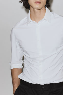 Camisa Cooling Four-way stretch Slim Fit - H&m фото 3