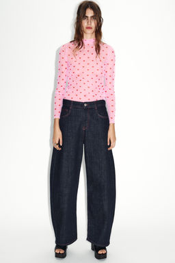 FINE KNIT HEART JUMPER